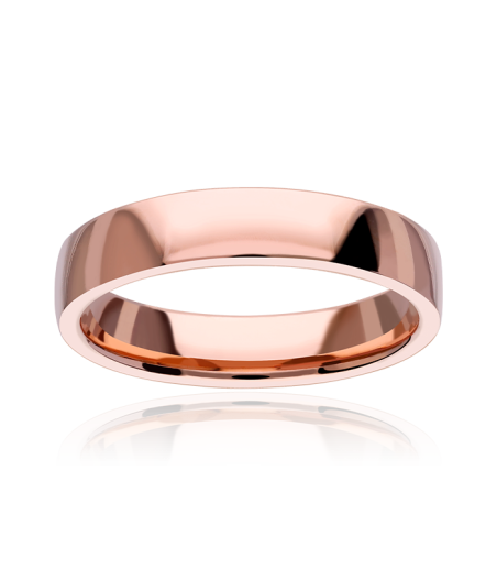 Alianza Nexo Oro Rosa 18k 4 mm