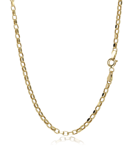 Cadena Oro 18k Eslabón ovalado 50cm "Rinin"