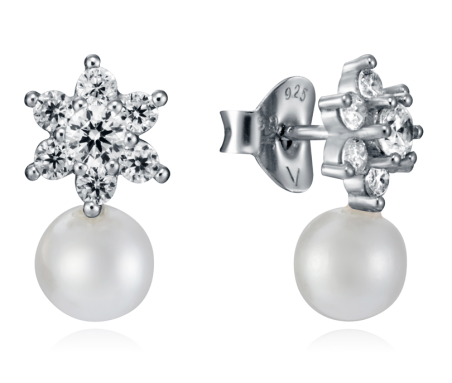 PENDIENTES VICEROY CLASICA PLATA PERLA MUJER 5111E000-68