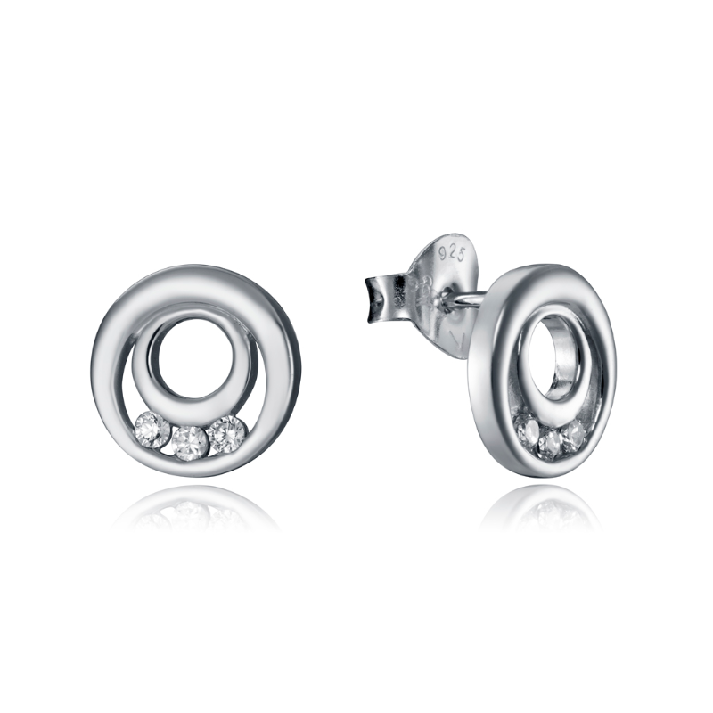 PENDIENTES VICEROY CLASICA PLATA CIRCONITAS MUJER 7135E000-38