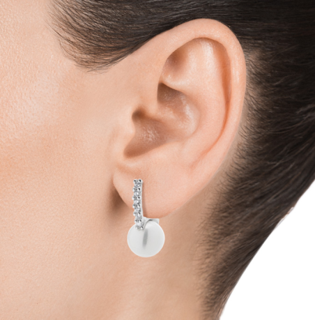 PENDIENTES VICEROY CLASICA PLATA PERLA MUJER 7136E000-68