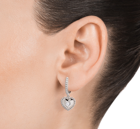 PENDIENTES VICEROY POPULAR CORAZON PLATA MUJER 7113E000-38