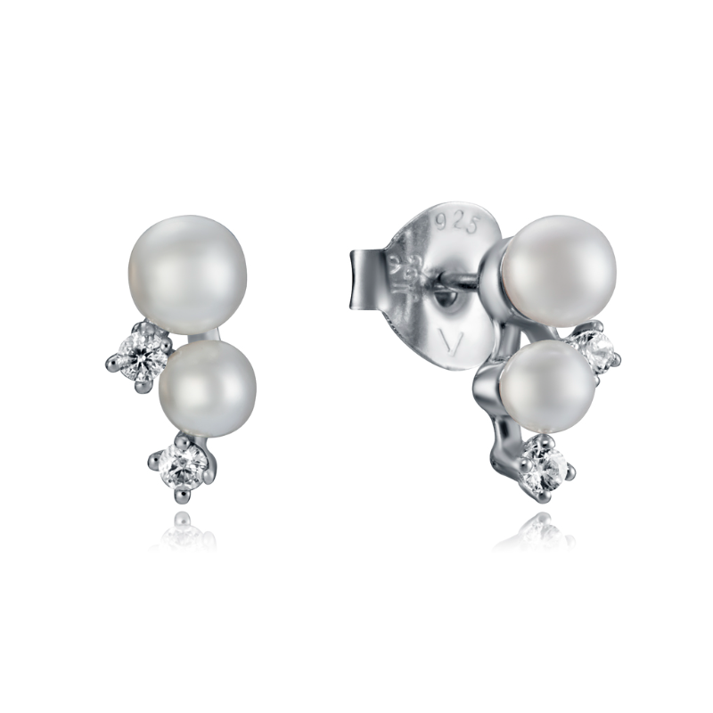 PENDIENTES VICEROY CLASICA PLATA PERLAS MUJER 5109E000-68