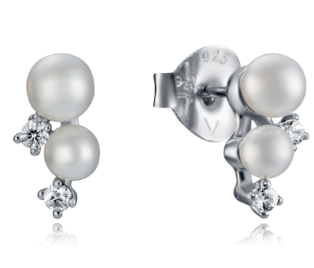 PENDIENTES VICEROY CLASICA PLATA PERLAS MUJER 5109E000-68