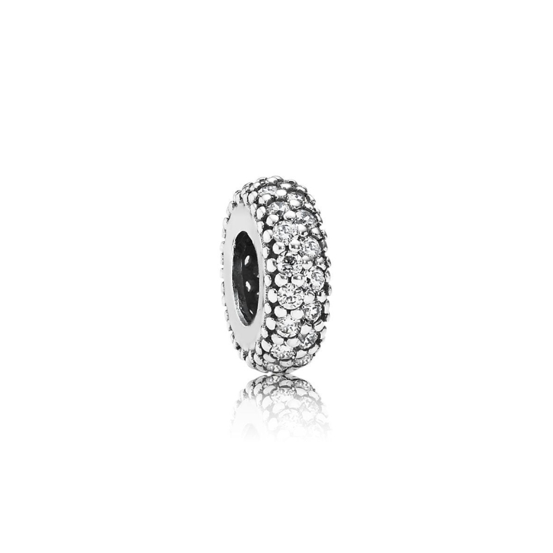 Charm PANDORA "PAVÉ TRIPLE CORAZÓN"  791168SRU