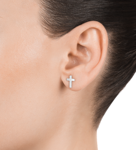 PENDIENTES VICEROY TREND PLATA CRUZ UNISEX 13031E000-00