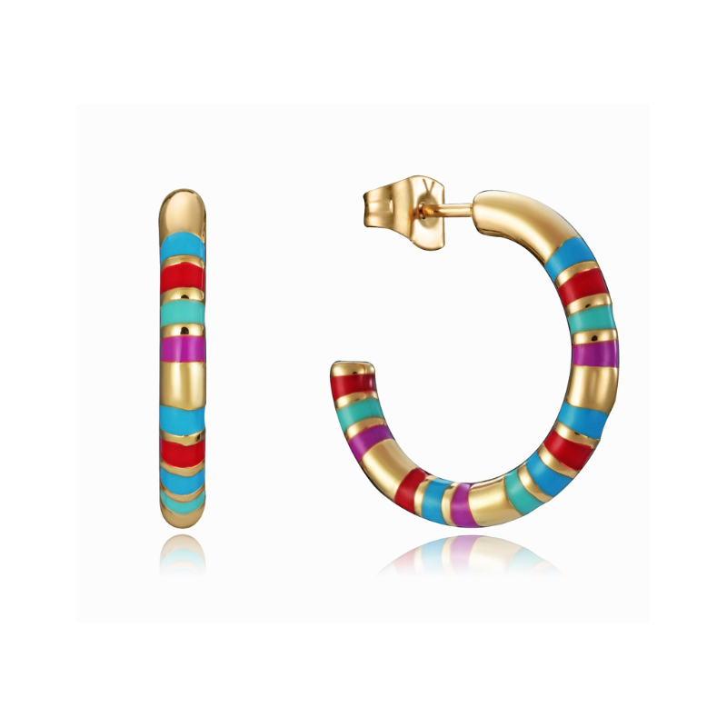 PENDIENTES VICEROY CHIC ACERO DORADO MULTICOLOR MUJER 15133E01019