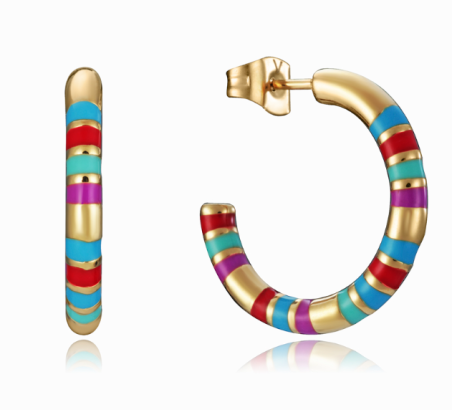 PENDIENTES VICEROY CHIC ACERO DORADO MULTICOLOR MUJER 15133E01019