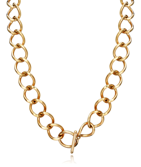 COLLAR VICEROY CADENA ACERO DORADO ESLABONES GRANDES 1381C01012