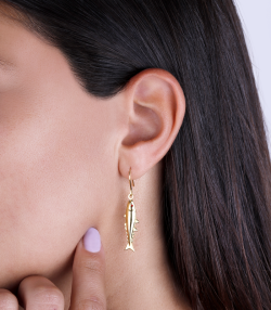 PENDIENTES "THON" ORO 18K