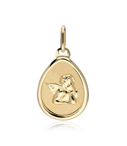 Medalla Oro 18k Angel