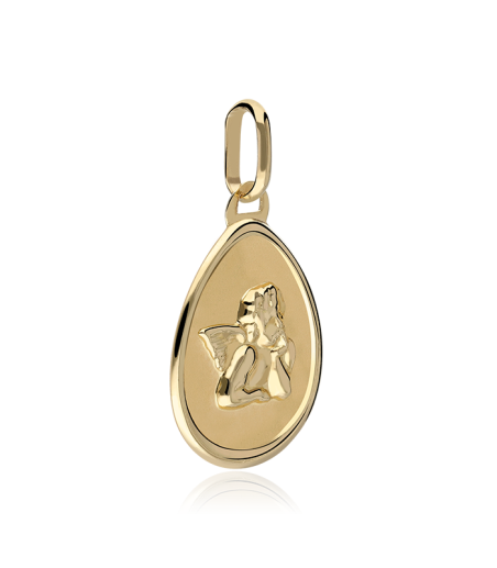 Medalla Oro 18k Angel