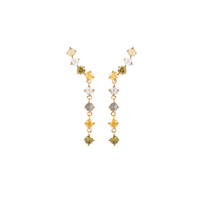PENDIENTES PDPAOLA PANORAMA PLATA BAÑO ORO MUJER AR01-542-U PENDIENTES PDPAOLA PANORAMA PLATA BAÑO ORO MUJER AR01-542-U