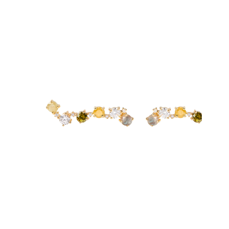 PENDIENTES APRIL PLATA BAÑO DE ORO MUJER AR01-560-U PENDIENTES APRIL PLATA BAÑO DE ORO MUJER AR01-560-U