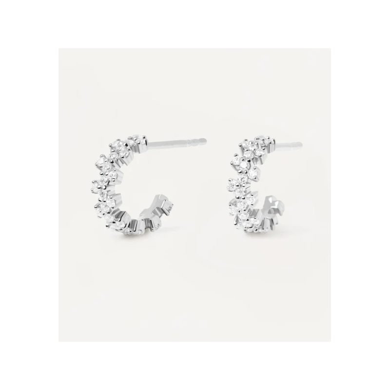 PENDIENTES PDPAOLA DE PLATA LITTLE CROWN MUJER AR02-578-U