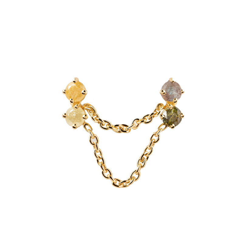 PENDIENTES PDPAOLA PLATA BAÑO ORO PIERCING NAOMI AR01-601-U PENDIENTES PDPAOLA PLATA BAÑO ORO PIERCING NAOMI AR01-601-U