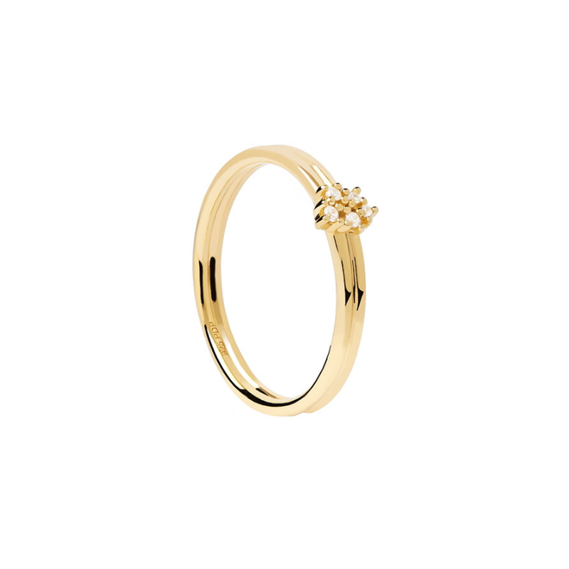 ANILLO PDPAOLA NOVA PLATA BAÑO ORO AN01-615 ANILLO PDPAOLA NOVA PLATA BAÑO ORO AN01-615