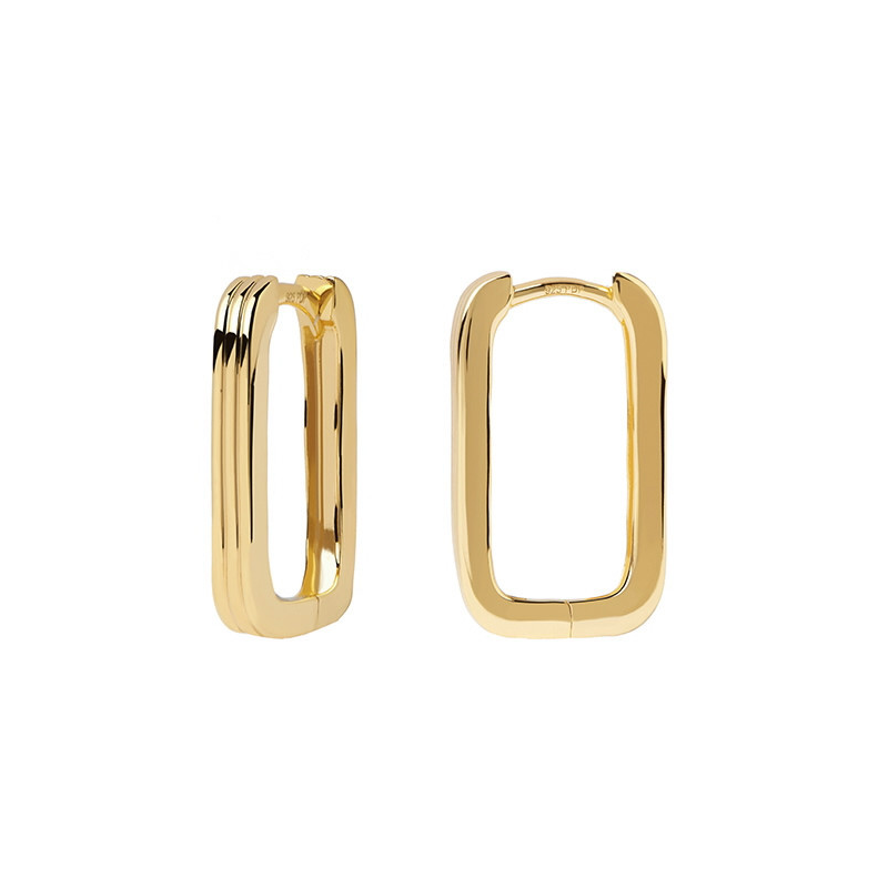 PENDIENTES PDPAOLA SUPER NOVA PLATA BAÑO ORO AR01-503-U PENDIENTES PDPAOLA SUPER NOVA PLATA BAÑO ORO AR01-503-U