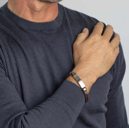PULSERA LOTUS STYLE DARK STYLE ACERO HOMBRE LS2103-2/1