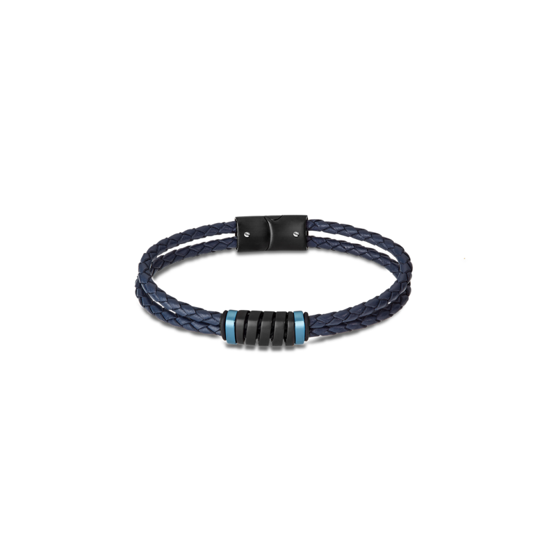 PULSERA LOTUS STYLE URBAN MAN PIEL HOMBRE LS2150-2/2