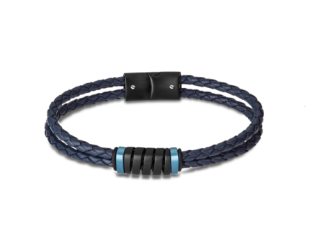 PULSERA LOTUS STYLE URBAN MAN PIEL HOMBRE LS2150-2/2