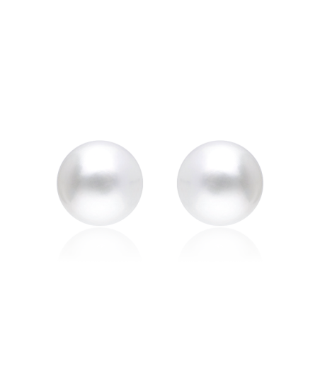 Pendientes oro 18k y perlas 10mm "Frances"