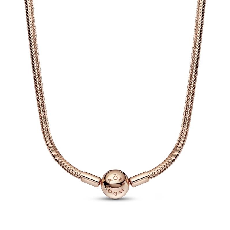 COLLAR PANDORA ROSE MOMENTS CADENA SERPIENTE 382234C00