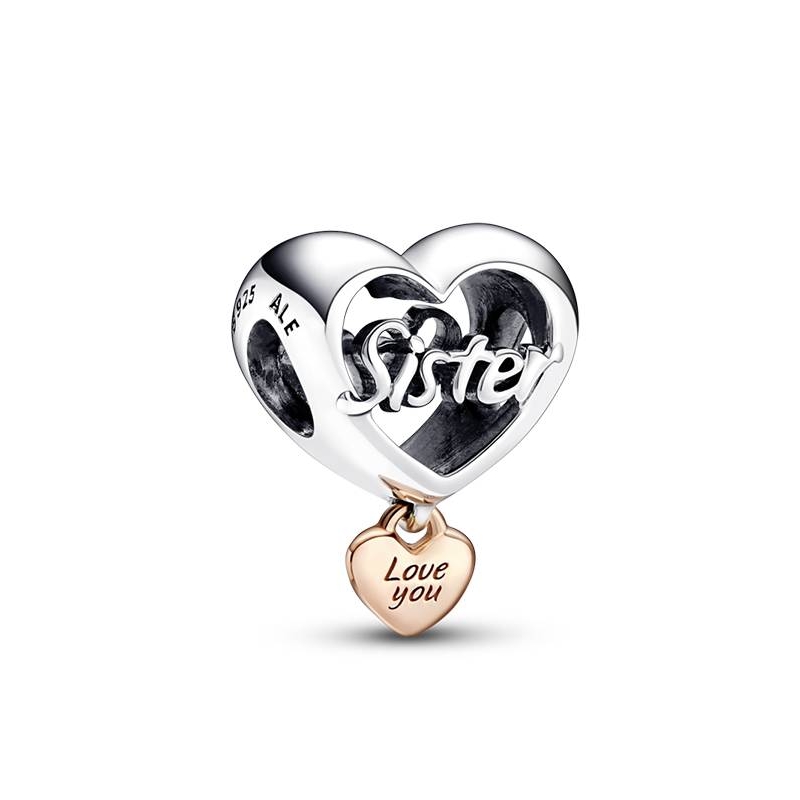 CHARM PANDORA ROSE SISTER 782244C00