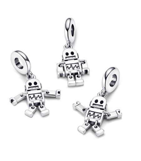 CHARM PANDORA PLATA COLGANTE BOT EL ROBOT 792250C01