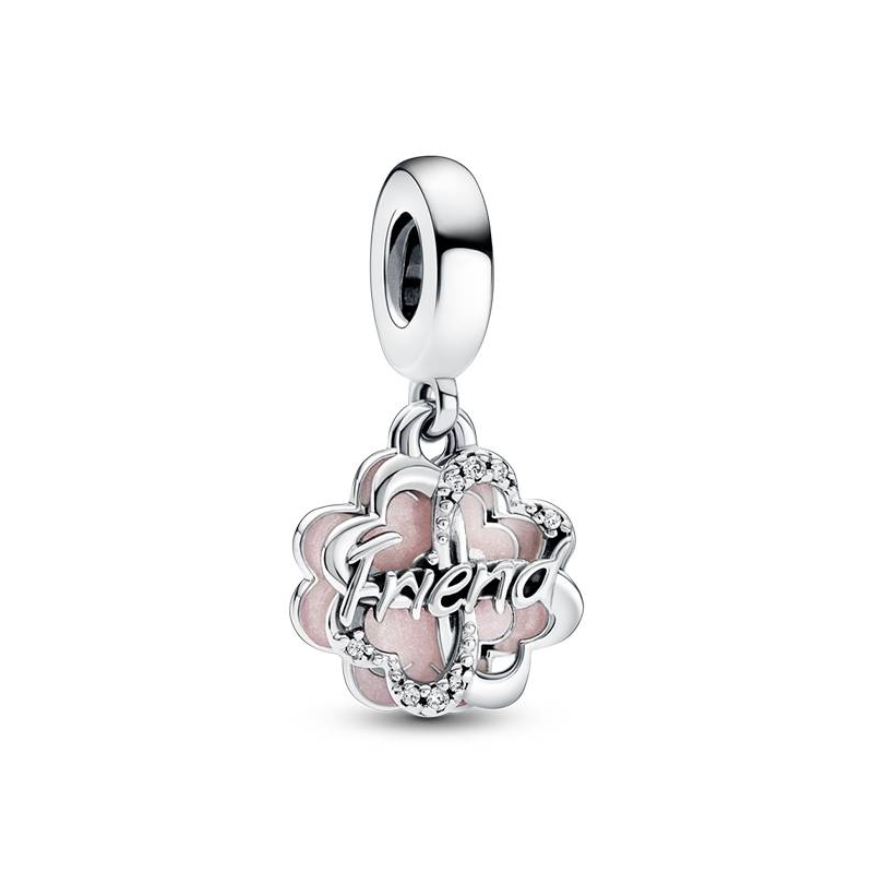 CHARM PANDORA COLGANTE PLATA TREBOL CUATRO HOJAS AMISTAD 792245C01 CHARM PANDORA COLGANTE PLATA TREBOL CUATRO HOJAS AMISTAD 792245C01