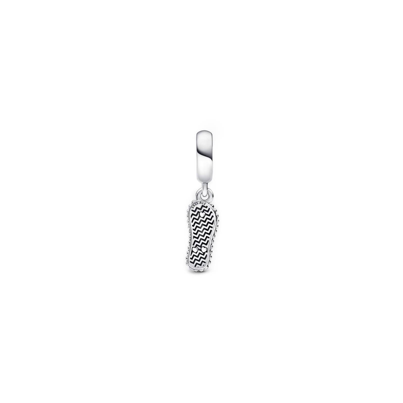 CHARM PLATA PANDORA FLIP FLOP CIRCONITA 792197C01