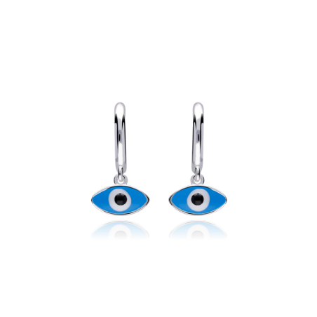 Pendientes Plata primera ley y esmalte "Tibú"