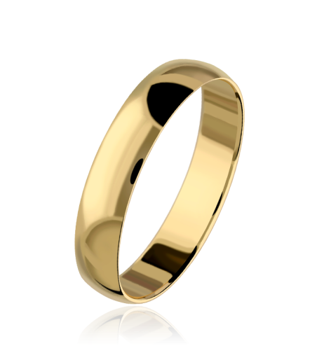 ALIANZA "WEDDING CLASSIC" ORO 18K 4 MM