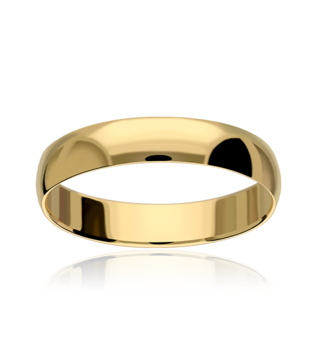 ALIANZA "WEDDING CLASSIC" ORO 18K 4 MM