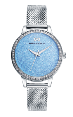 RELOJ MARK MADDOX TOOTING AZUL MALLA ACERO MUJER MM0129-30
