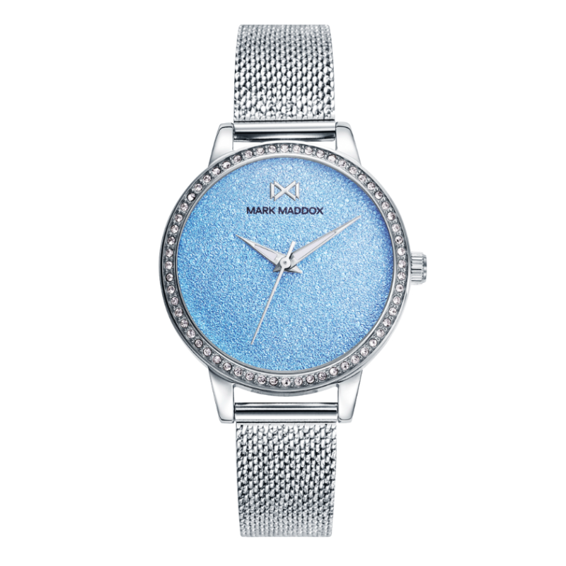 RELOJ MARK MADDOX TOOTING AZUL MALLA ACERO MUJER MM0129-30