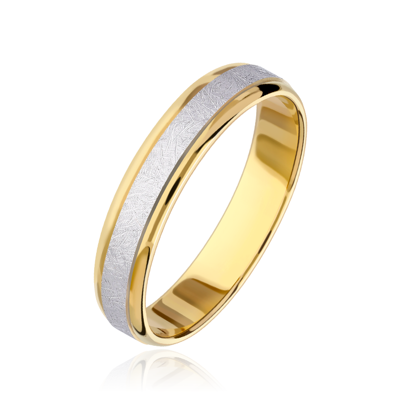 ALIANZA "NEXO" ORO BICOLOR 18K 3100004