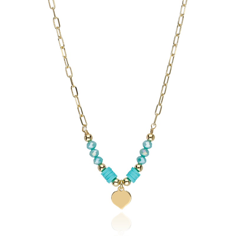 GARGANTILLA "CUMARIBO BLUE" PLATA DE LEY