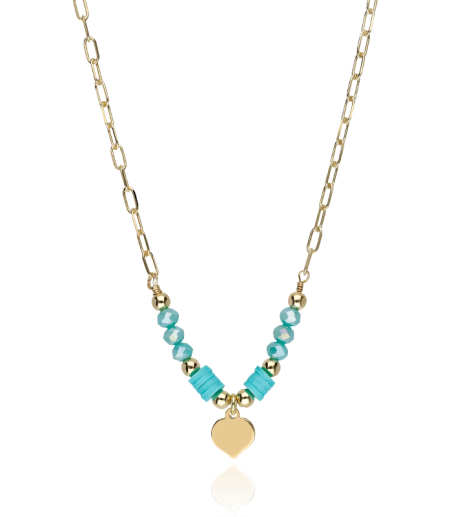 GARGANTILLA "CUMARIBO BLUE" PLATA DE LEY