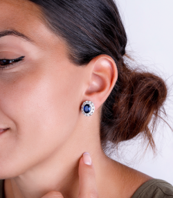 Tous Aretes En Plata .925 Mini Color Con ónix Mujer - El Palacio De Hierro