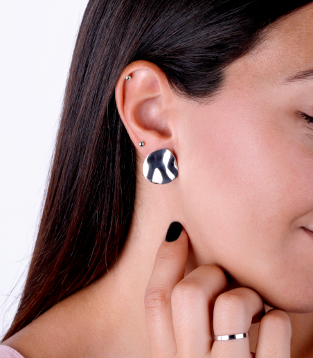 PENDIENTES "DALI" PLATA DE LEY