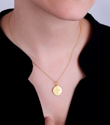 GARGANTILLA "VALKI GOLD" PLATA DE LEY