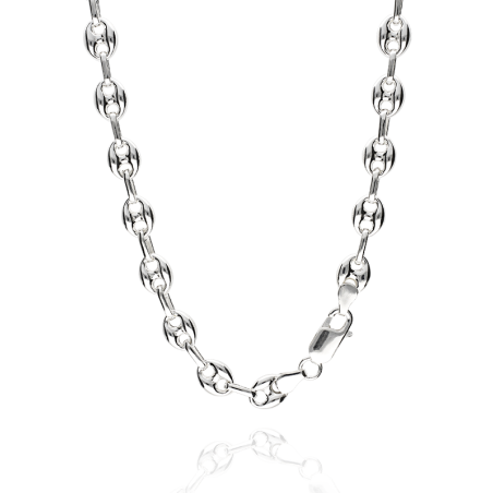 CADENA "SOUTH SEA" PLATA DE LEY 50 CM