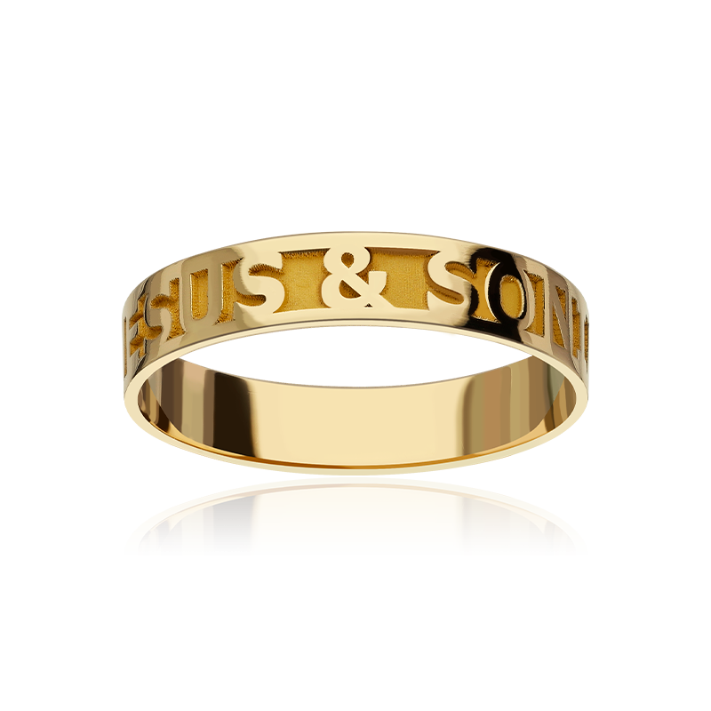 ALIANZA "ARAUCA" PERSONALIZADA ORO 18K