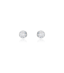 Pendientes Plata "Circle" Circonita 4mm