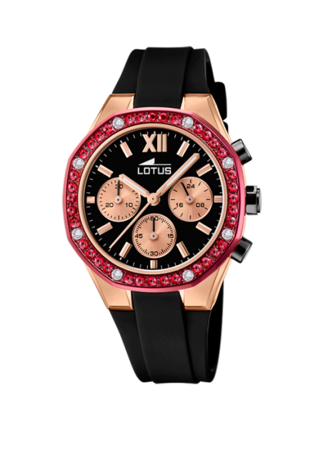 RELOJ LOTUS VERDE CORREA DE ACERO INOXIDABLE 316L MUJER 18872/1