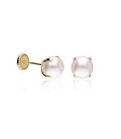 PENDIENTES  OYSTER  PERLAS CULTIVADAS ORO 18K
