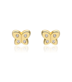 PENDIENTES "CAROLINA" MARIPOSAS ORO 18K