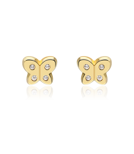 PENDIENTES "CAROLINA" MARIPOSAS ORO 18K