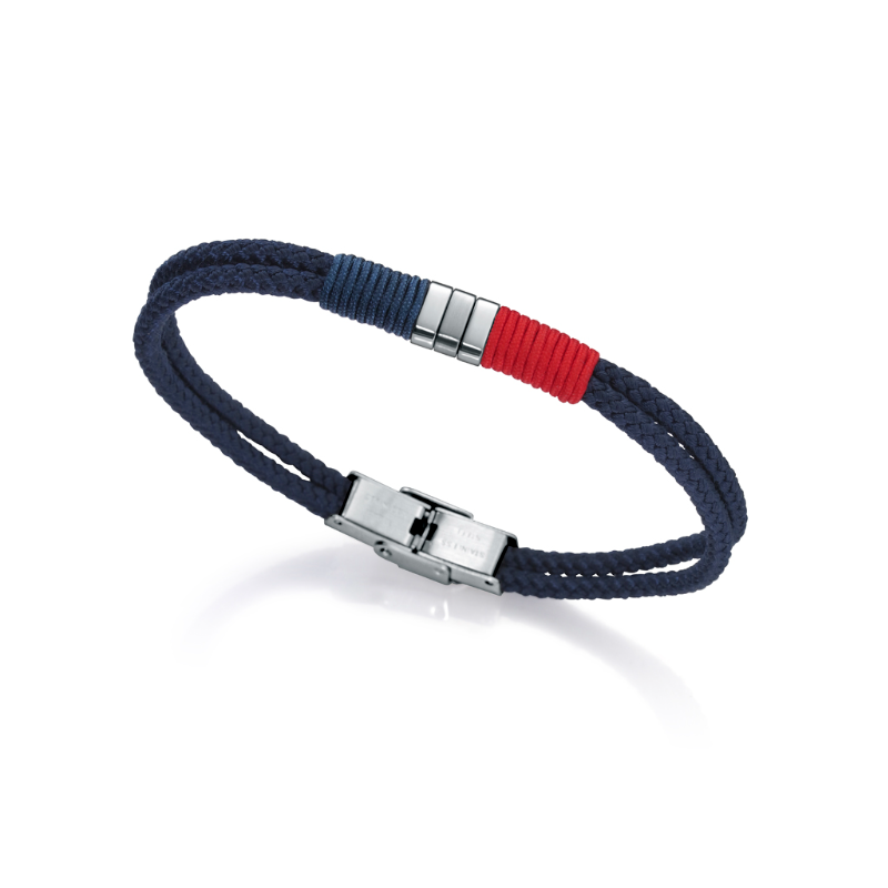 PULSERA VICEROY BEAT HOMBRE CORDON AZUL Y ROJO 6466P01013